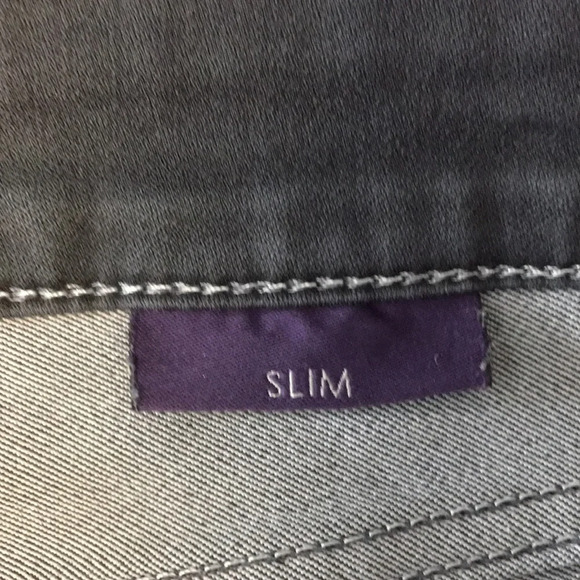 NYDJ Not Your Daughters Jeans Gray Slim Leg Jeans Womens 14‎ Dark Cotton Blend - Picture 9 of 12